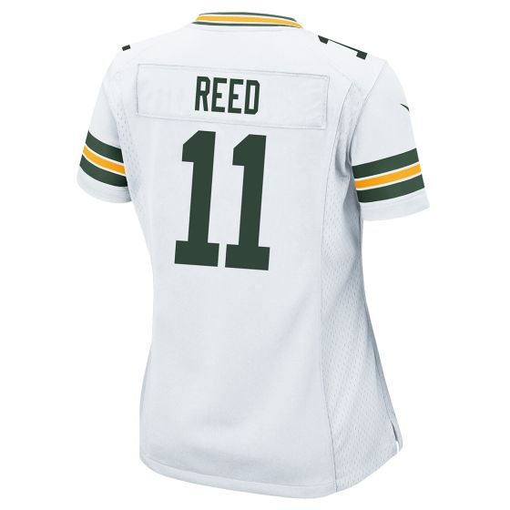 Green Bay Packers 11 Jayden Reed Away Womens Nike Game Jersey at the Packers Pro Shop