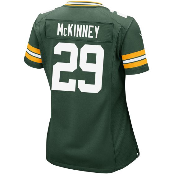 Green Bay Packers 29 Xavier McKinney Nike Womens Home Game Jersey at the Packers Pro Shop