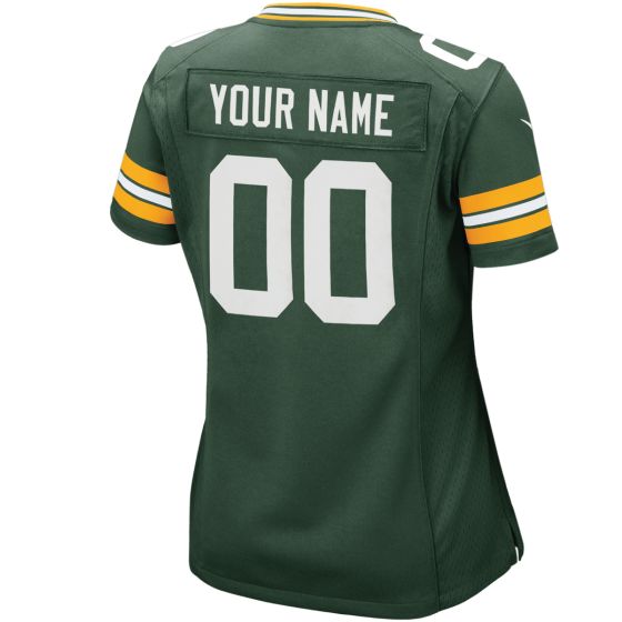 Packers Womens Nike Custom Home Game Jersey