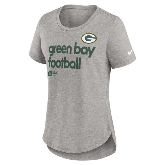 Green Bay Packers Nike Womens 2024 Tri Blend Fashion T Shirt at the Packers Pro Shop