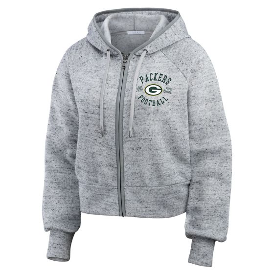 Green bay packers full zip hooded sweatshirt best sale