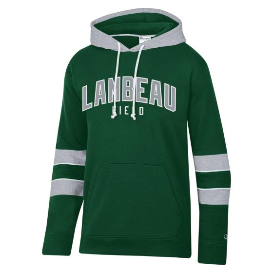 Lambeau Field Champion Arched Super Fan Hoodie 2XL Green Gray