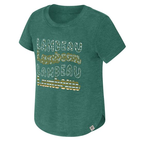 Lambeau Field Toddler Girls Rogan T Shirt at the Packers Pro Shop