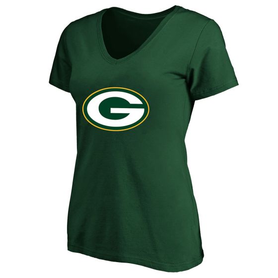 Fanatics Women s Jordan Love Green Bay Packers Plus Size Fair Catch Name Number V Neck T Shirt