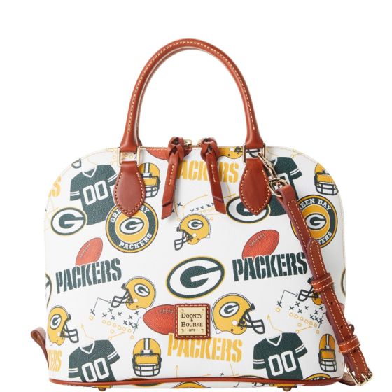 Packers Dooney Bourke Gameday Zip Zip Satchel