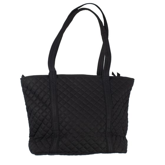Green Bay Packers Vera Bradley Black Small Vera Tote at the Packers Pro Shop