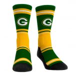 Packers Color-Blocked Stripe Crew Sock