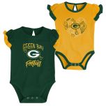 Packers Infant Too Much Love Bodysuit Set