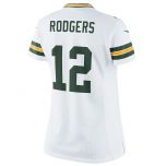 #12 Aaron Rodgers Away Womens Nike Limited Jersey