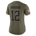 Packers Nike Salute to Service Womens #12 Jersey