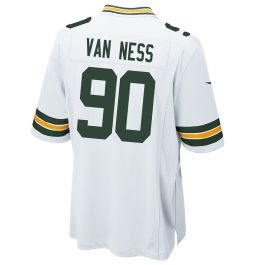 90 Lukas Van Ness Nike Away Game Jersey