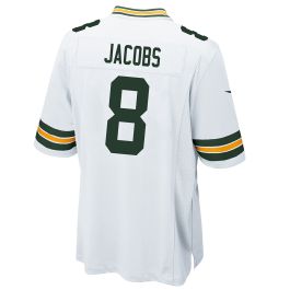 Green Bay Packers Josh Jacobs Nike Away Game Jersey at the Packers Pro Shop