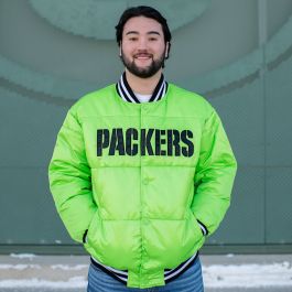 Green bubble jacket online
