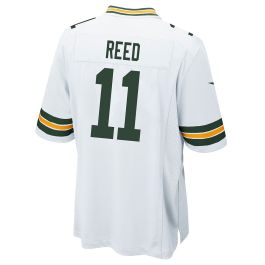 Packers 11 Jayden Reed Nike Youth Away Game Jersey 14 16 L White