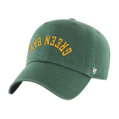 Packers '47 Upside Down Flip Script Clean Up Cap
