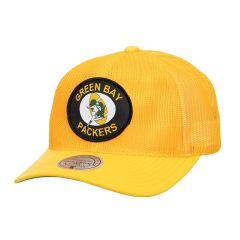 Packers Mitchell & Ness Throwback All Mesh Pro Cap