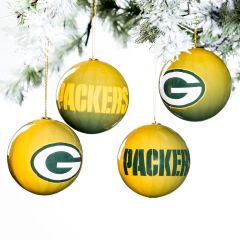 Packers Shatterproof Ball Ornament Set