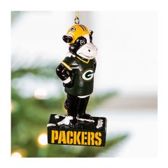 Packers Cow Mascot Statue Ornament