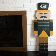 Packers Nutcracker Wooden Leaner
