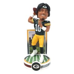 Packers FOCO #10 Jordan Love Banner Bobblehead