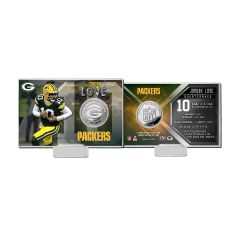Packers #10 Jordan Love Coin Card