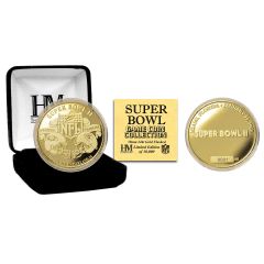 Packers Super Bowl II Gold Plated Flip Coin