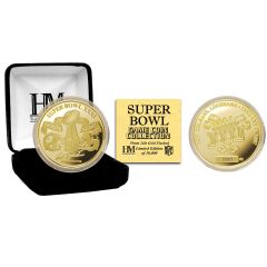 Packers Super Bowl XXXI Gold Plated Flip Coin