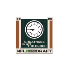 NFL Draft 2025 Wincraft Clock Pin