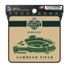 NFL Draft 2025 Lambeau Field Wincraft CC Decal