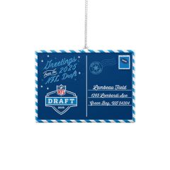 NFL Draft 2025 FOCO Resin Postcard Ornament