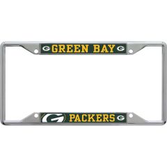 Packers Mega Chrome License Plate Frame