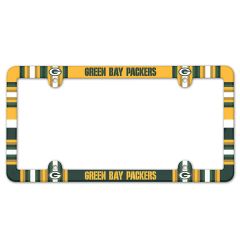 Packers Rainbow Printed License Plate Frame