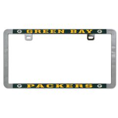 Packers Chrome Slim License Plate Frame