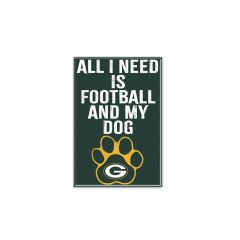 Packers Football & My Dog Magnet
