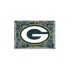 Packers Wincraft Wavy Hearts Magnet