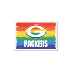 Packers Wincraft Pride Paint Smear Magnet