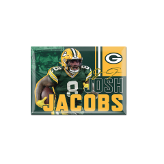 Packers Wincraft #8 Josh Jacobs Block Magnet
