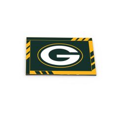Packers Striped Border Logo Magnet