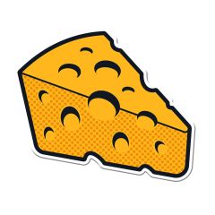 Laser Cut Cheesehead&reg; Steel Magnet