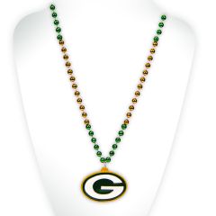 Packers Beads with Medallion