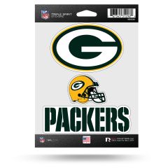 Green Bay Packers Triple Spirit Stickers