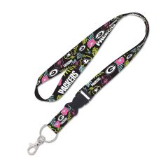 Packers Wincraft Neon Floral Lanyard