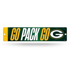Packers Go Pack Go Plastic Street Sign