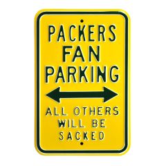Packers Steel Parking Sign