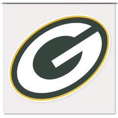 Packers G Logo 4" Color Decal