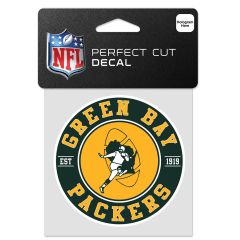 Packers Circle Throwback Est. Date Decal