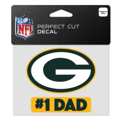 Packers #1 Dad Decal