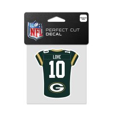 Packers Wincraft #10 Jordan Love Jersey Decal