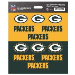 Packers 12-Pack Mini Decals