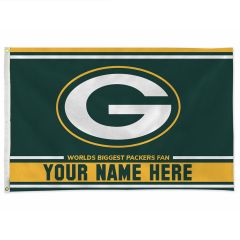 Packers Personalized Banner Flag